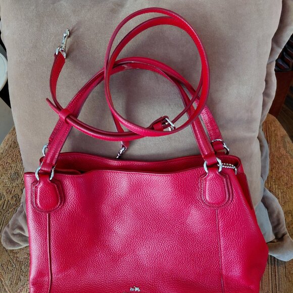 Coach Sierra Satchel - Red Leather - Picture 5 of 5